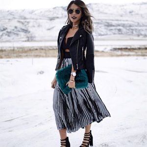 Free People Piper midi Dress Black/Silver Size L